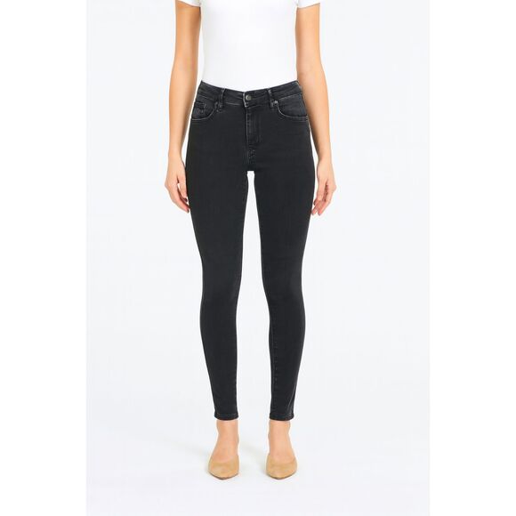 Armani Exchange Women's black super skinny jeans size 28 short casual low rise - Picture 1 of 11